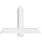 Ekena Millwork Eugene Architectural Grade PVC Gable Bracket, 48"W x 32"H x 6"D x 6"F, 16/12 Pitch GBP048X32X0606EUG00 - alternate 4